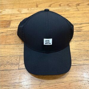 Love Your Melon Black Performance Baseball Hat